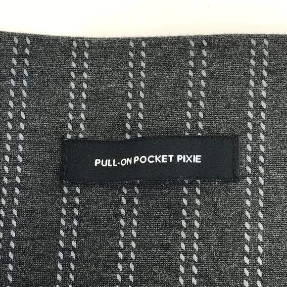 Torrid Studio Pixie Luxe Ponte Skinny Pant Women's Plus Size 1/1X Gray Stripe - Picture 9 of 12